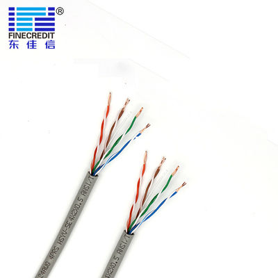 Buen precio No proteger el cordón de remiendo de Cat5e Utp, cable de Ethernet de la categoría 5e del HDPE del CE en línea