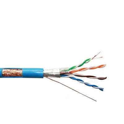 Internet LAN Cable de la chaqueta del PVC PE de SFTP Cat5e 4 pares del cobre los 305m desnudo del 1000FT