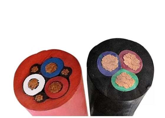 Buen precio Cable eléctrico de calidad 16-150Mm2 Rojo DJX Cable de goma flexible H07RN-F para electricidad en línea