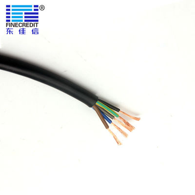 Buen precio El alambre eléctrico flexible del CE del VDE, 318-Y/PVC Sq de H05VV F 5×0.75 forró el cable en línea