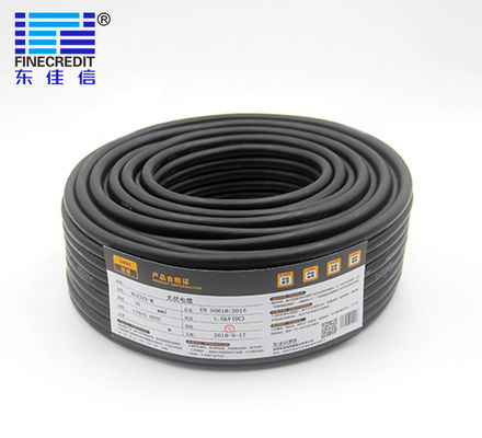 Buen precio Cable eléctrico industrial fotovoltaico de la corriente continua H1z2z2-K 1X1.5mm2 de la CA para el sistema del picovoltio en línea