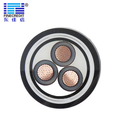 Buen precio La base media XLPE del cobre del cable de transmisión del voltaje de YJV22 8.7/15KV aisló en línea