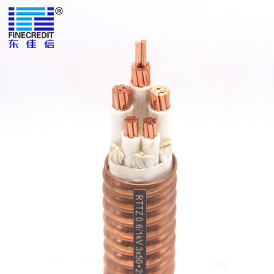 Buen precio El conductor trenzado Mineral Insulated Metal forró el voltaje 3×25+1×16mm2 del cable 0.6/1KV en línea