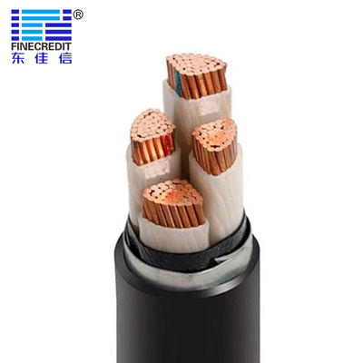 Buen precio YJY YJV Cable blindado sin halógenos de baja humedad Cable de alimentación DJX Cable con cubierta de PVC Cables eléctricos de cobre 3×95+1×50mm2 en línea